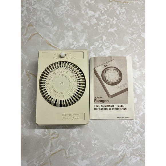 Vintage AMF Paragon Home Electric Timer 2 In Original Box Command 2 C104 - Picture 3 of 4